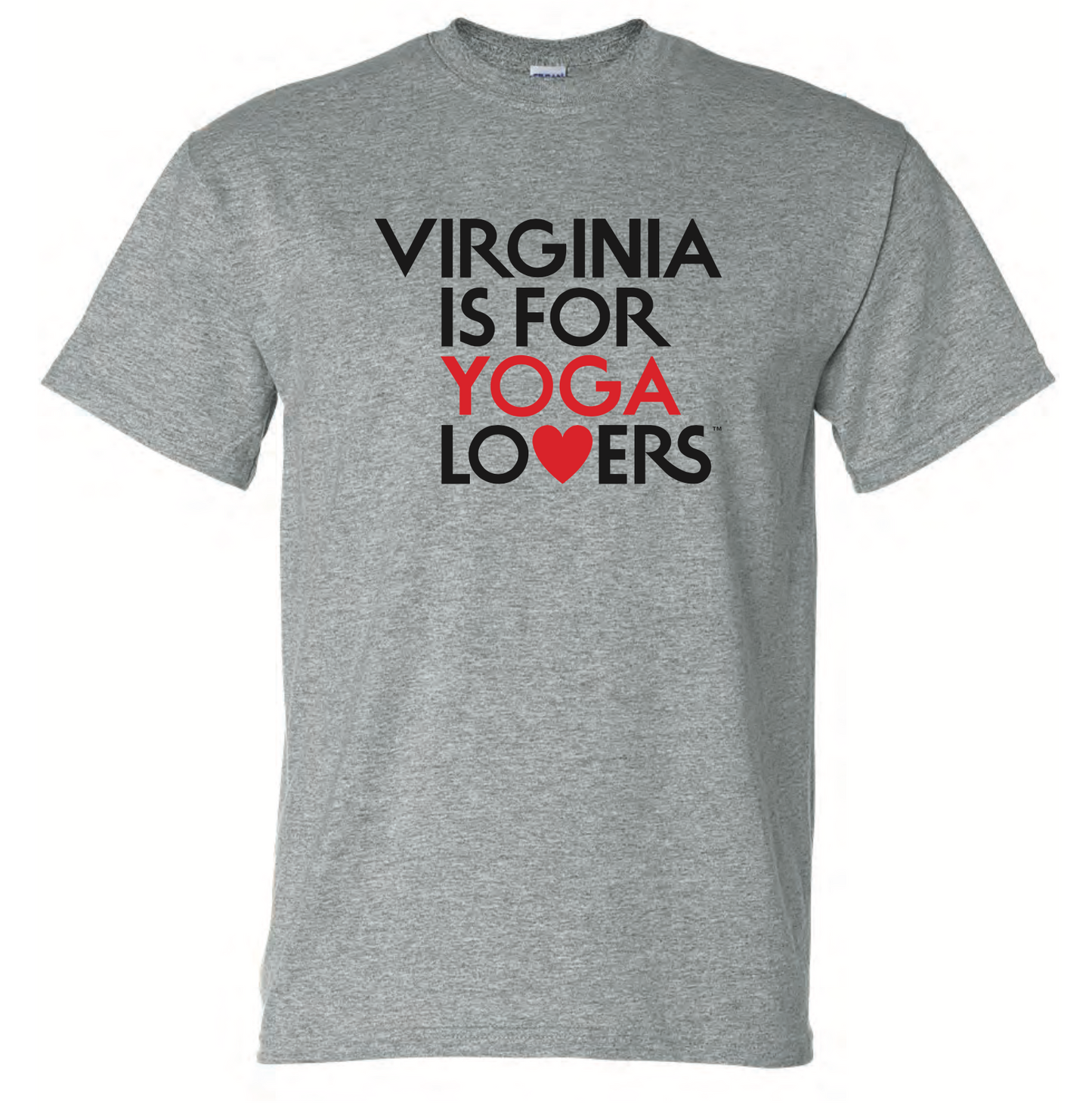 Virginia is for Yoga Lovers Grey Unisex Tee