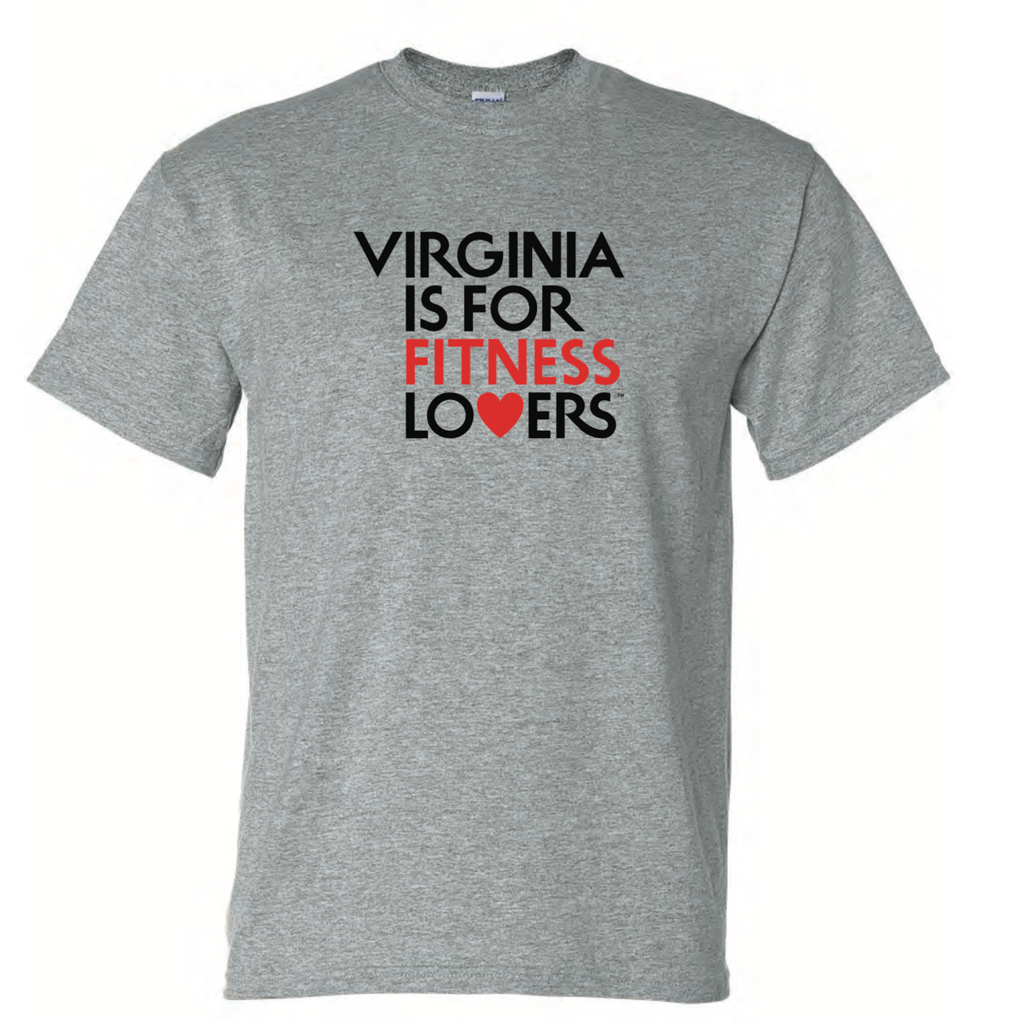 Virginia is for Fitness Lovers Grey Unisex Tee