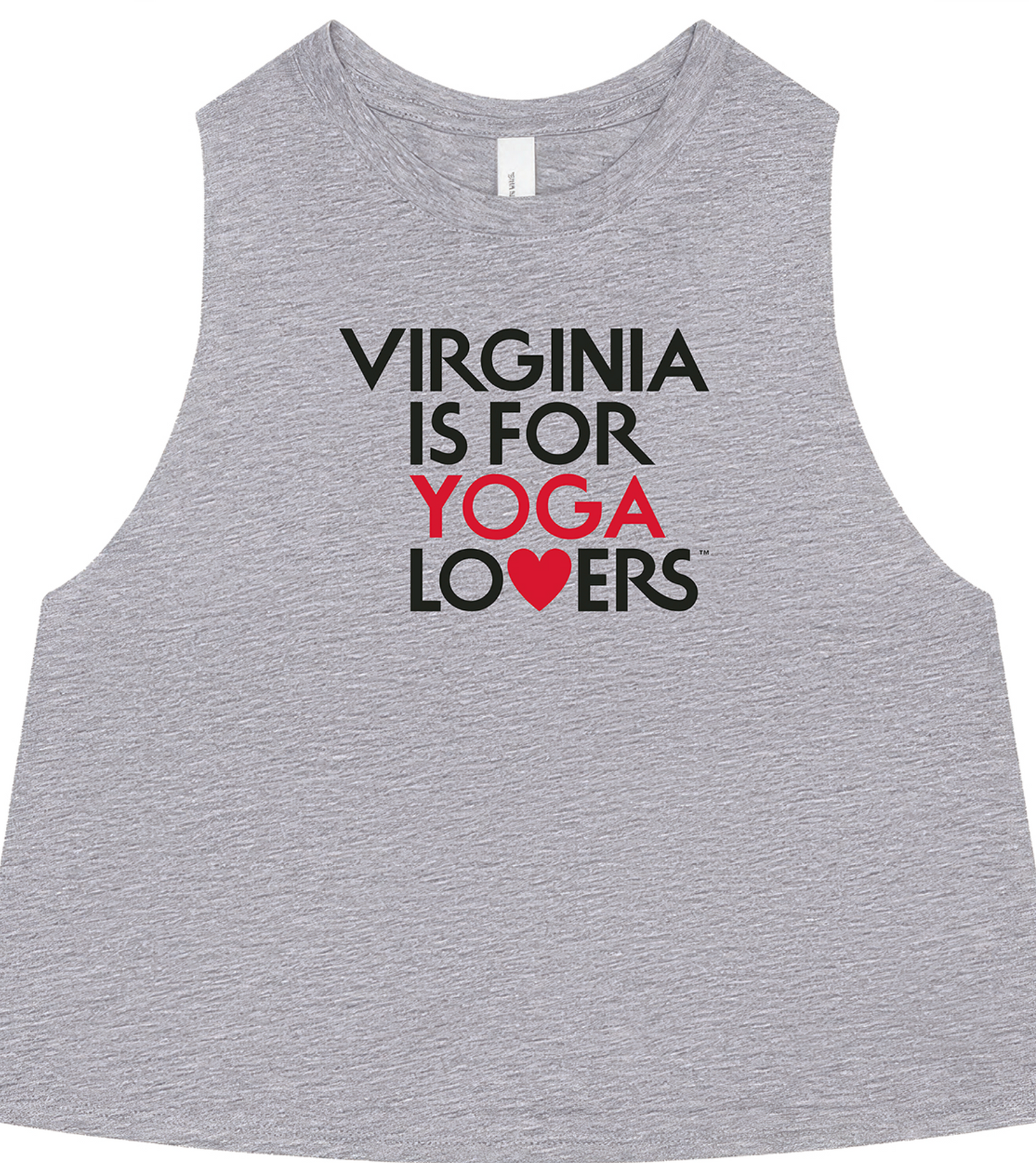 Virginia is for Yoga Lovers Grey Yoga Tank