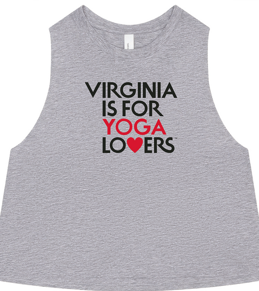 Virginia is for Yoga Lovers Grey Yoga Tank