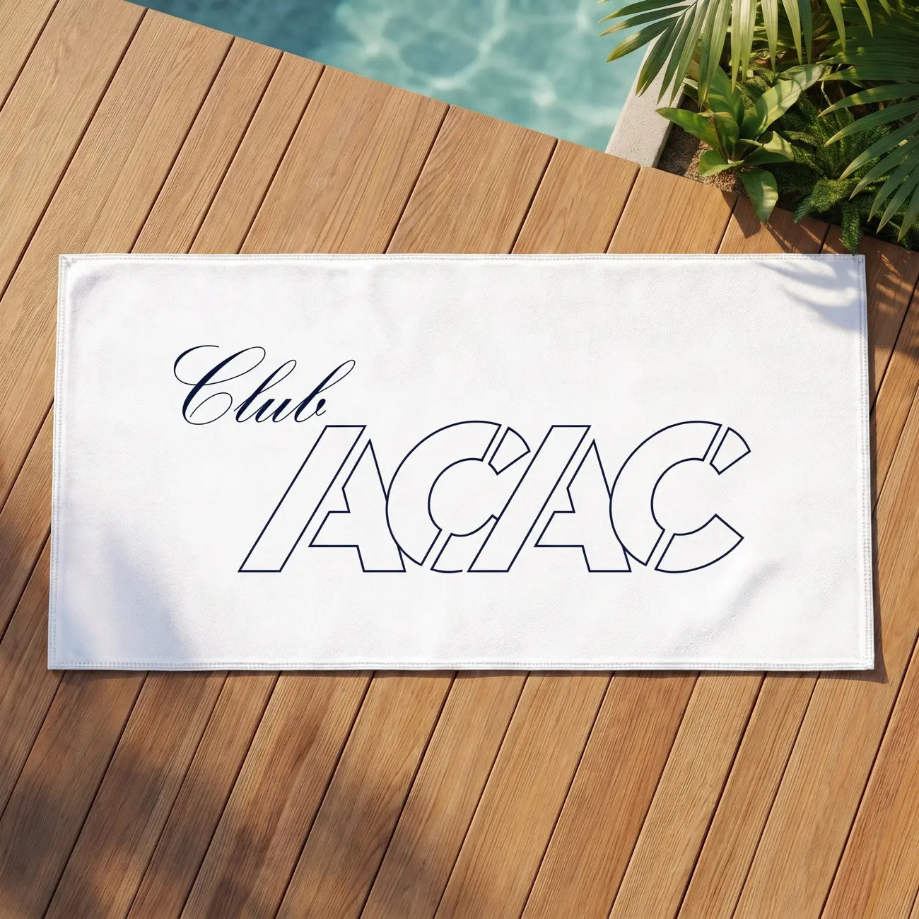 Club acac Plush Beach Towel